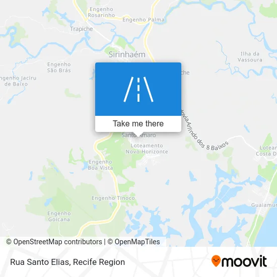 Rua Santo Elias map