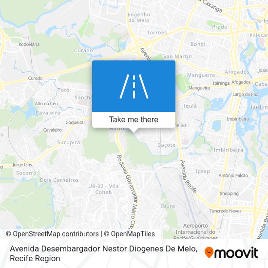 Avenida Desembargador Nestor Diogenes De Melo map