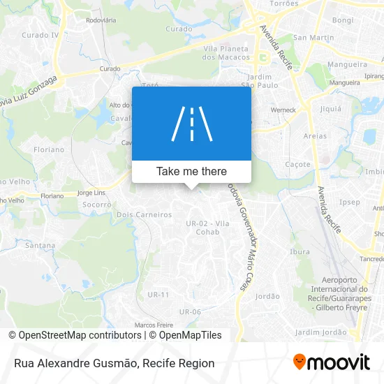 Rua Alexandre Gusmão map