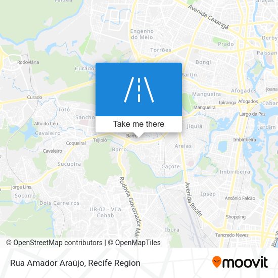 Rua Amador Araújo map