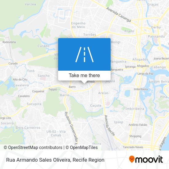 Rua Armando Sales Oliveira map