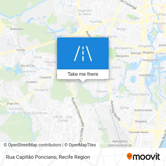 Rua Capitão Ponciano map