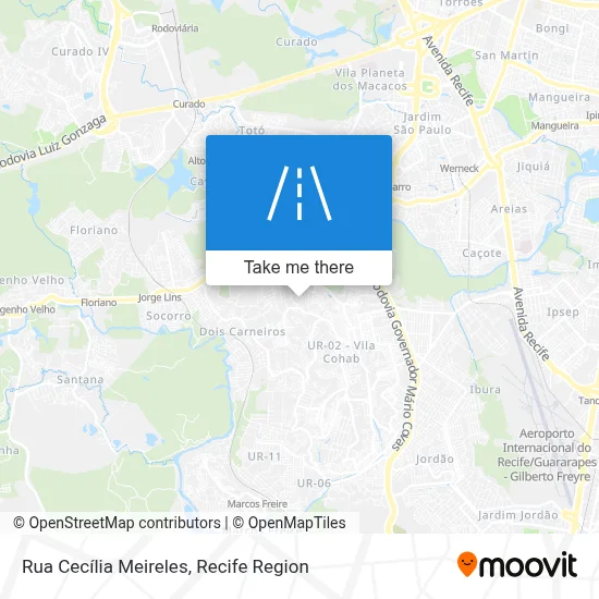 Rua Cecília Meireles map