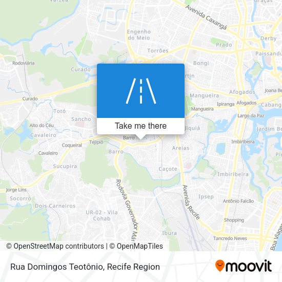 Rua Domingos Teotônio map