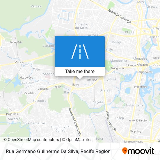 Rua Germano Guilherme Da Silva map