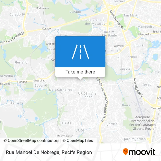 Rua Manoel De Nobrega map