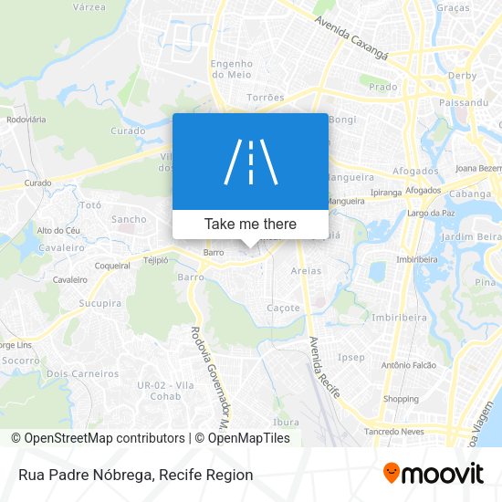 Rua Padre Nóbrega map