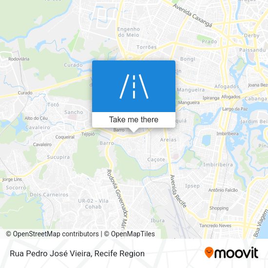 Rua Pedro José Vieira map