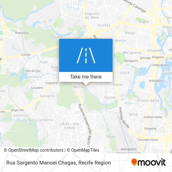 Rua Sargento Manoel Chagas map