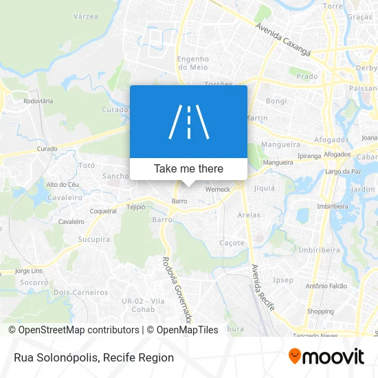 Rua Solonópolis map