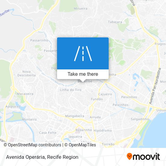 Avenida Operária map