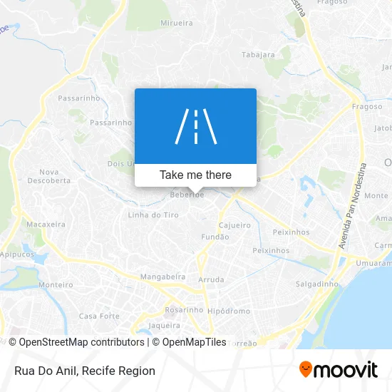Rua Do Anil map