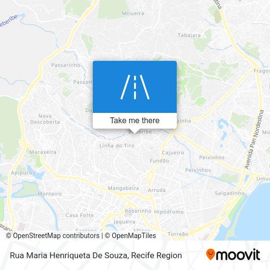 Rua Maria Henriqueta De Souza map