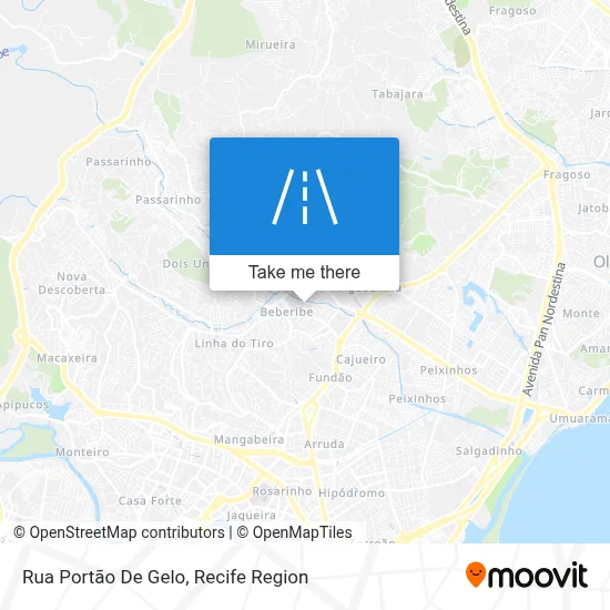 Rua Portão De Gelo map