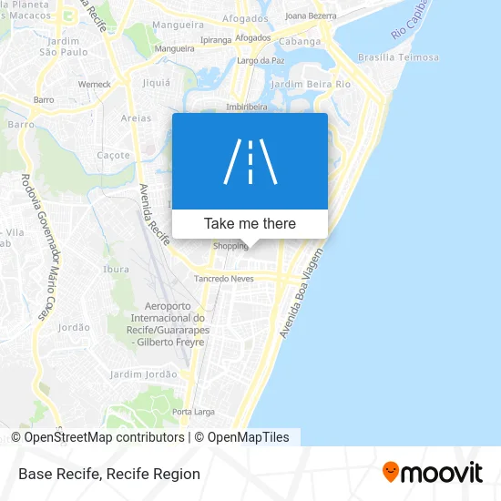 Base Recife map