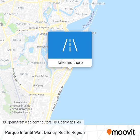 Parque Infantil Walt Disney map