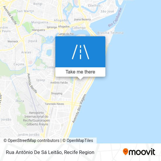 Rua Antônio De Sá Leitão map