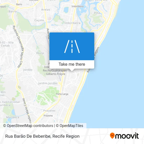Rua Barão De Beberibe map