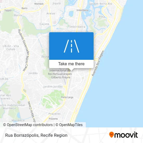 Rua Borrazópolis map