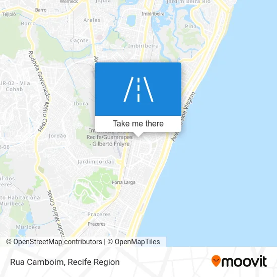Rua Camboim map