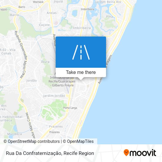 Rua Da Confraternização map