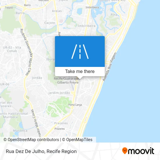 Rua Dez De Julho map