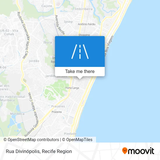 Rua Divinópolis map