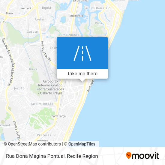 Rua Dona Magina Pontual map