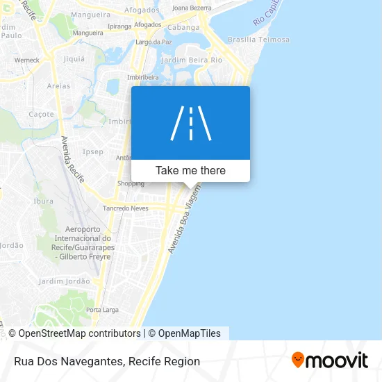 Rua Dos Navegantes map