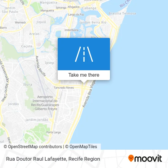 Rua Doutor Raul Lafayette map