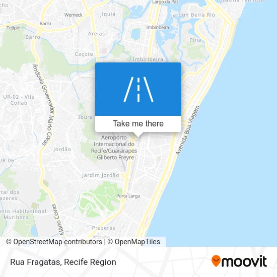 Rua Fragatas map