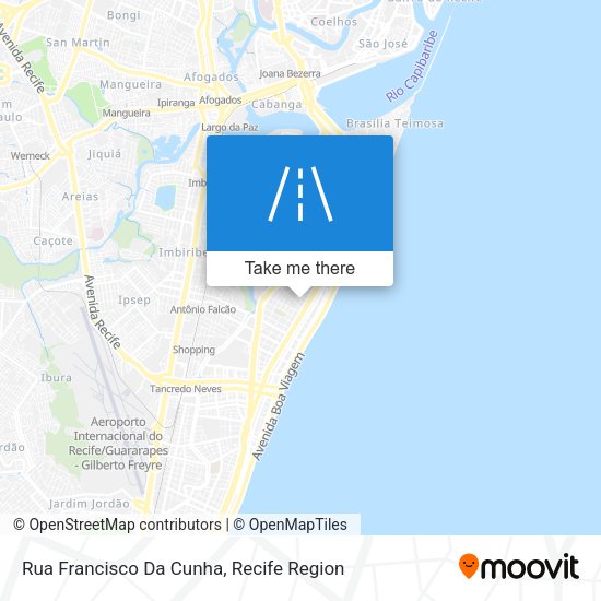 Rua Francisco Da Cunha map