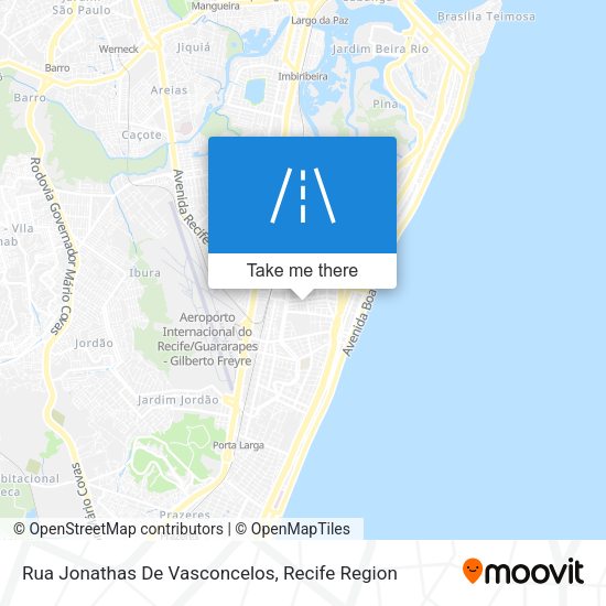 Rua Jonathas De Vasconcelos map