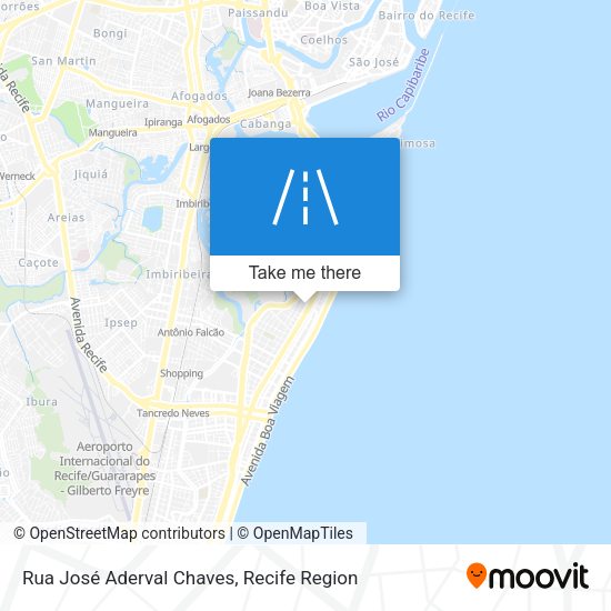 Rua José Aderval Chaves map
