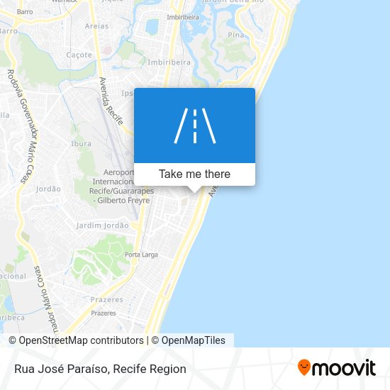 Rua José Paraíso map