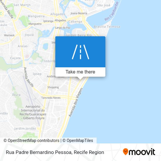 Rua Padre Bernardino Pessoa map