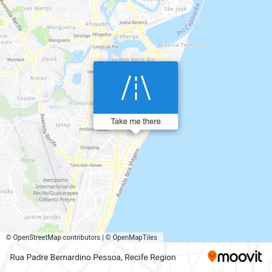 Rua Padre Bernardino Pessoa map