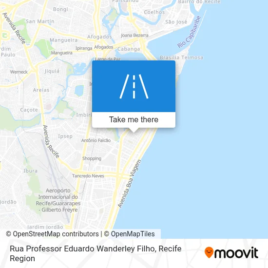 Rua Professor Eduardo Wanderley Filho map