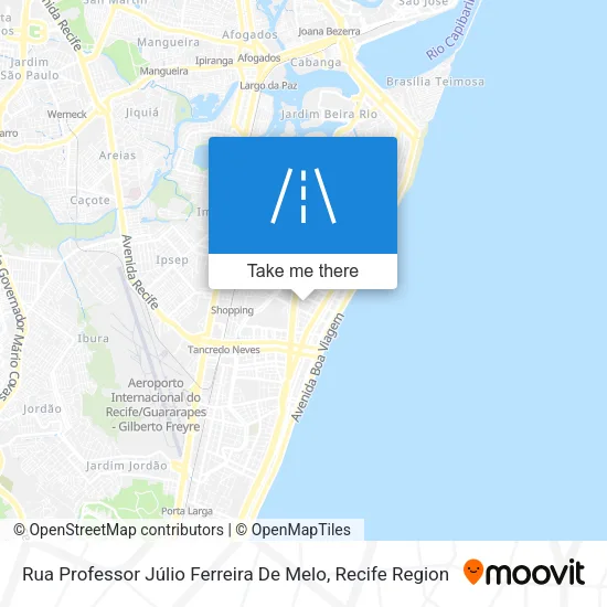 Rua Professor Júlio Ferreira De Melo map