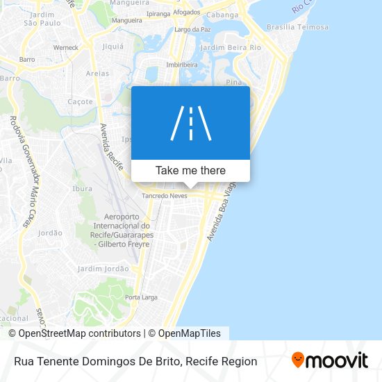 Rua Tenente Domingos De Brito map