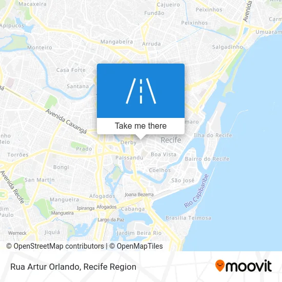 Rua Artur Orlando map