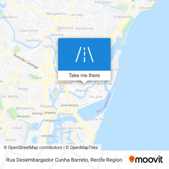 Rua Desembargador Cunha Barreto map