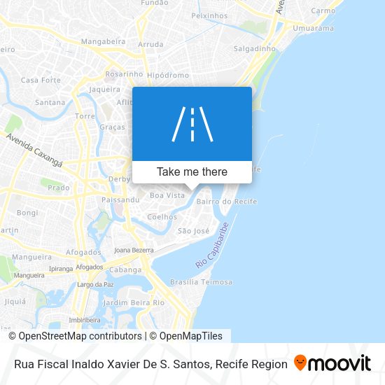 Rua Fiscal Inaldo Xavier De S. Santos map