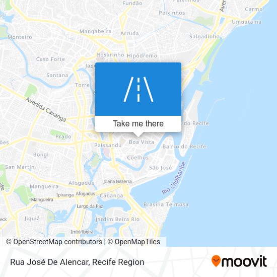 Rua José De Alencar map