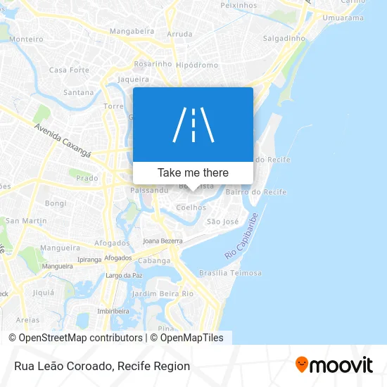 Rua Leão Coroado map