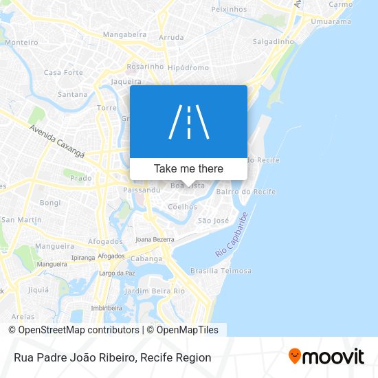 Rua Padre João Ribeiro map