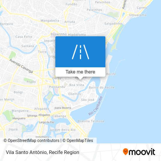 Vila Santo Antônio map