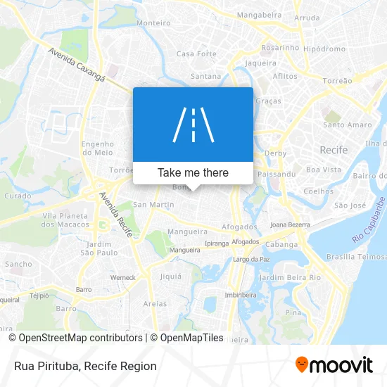 Rua Pirituba map