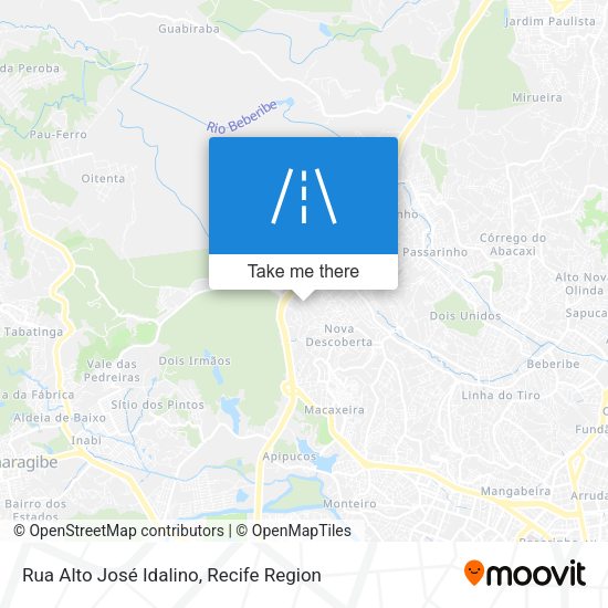 Rua Alto José Idalino map