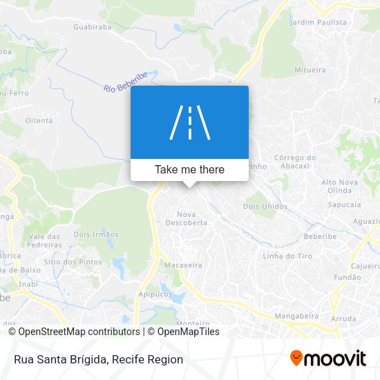 Rua Santa Brígida map